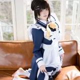 九柒喵《星光咖啡馆与死神之蝶 枣子姐女仆》写真图集 23P｜在线预览与图包下载