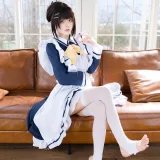 九柒喵《星光咖啡馆与死神之蝶 枣子姐女仆》写真图集 23P｜在线预览与图包下载