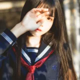 桜桃喵《小少女 黑色水手服》写真图集 50P｜在线预览与图包下载