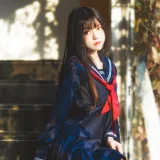 桜桃喵《小少女 黑色水手服》写真图集 50P｜在线预览与图包下载