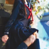 桜桃喵《小少女 黑色水手服》写真图集 50P｜在线预览与图包下载