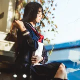 桜桃喵《小少女 黑色水手服》写真图集 50P｜在线预览与图包下载