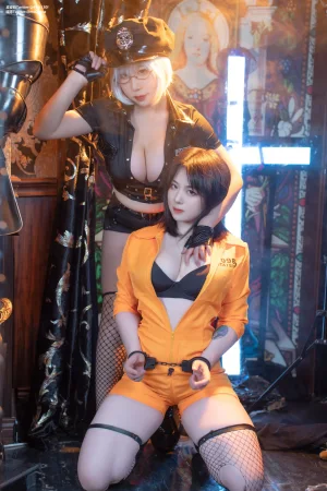 皮皮奶《匪警（&喵零）》写真图集 60P｜在线预览与图包下载