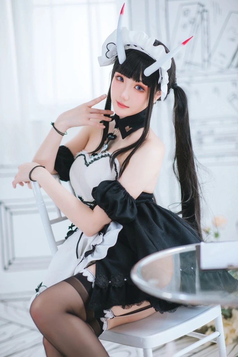 瓜希酱《能代女仆》写真图集 22P｜在线预览与图包下载