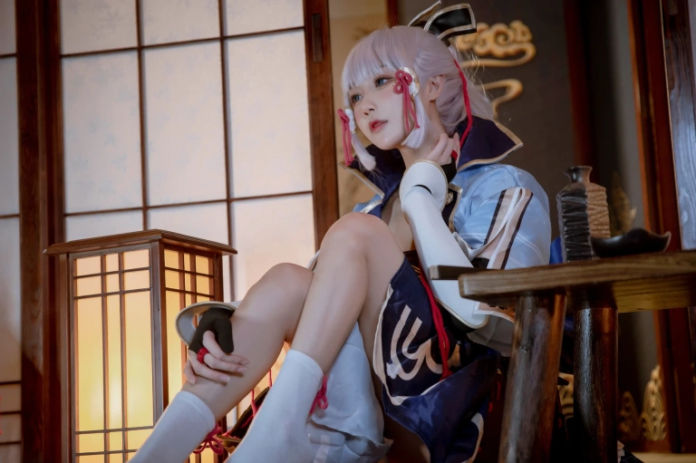 阿包也是兔娘《神里凌华》写真图集 25P｜在线预览与图包下载