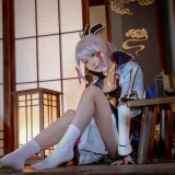 阿包也是兔娘《神里凌华》写真图集 25P｜在线预览与图包下载
