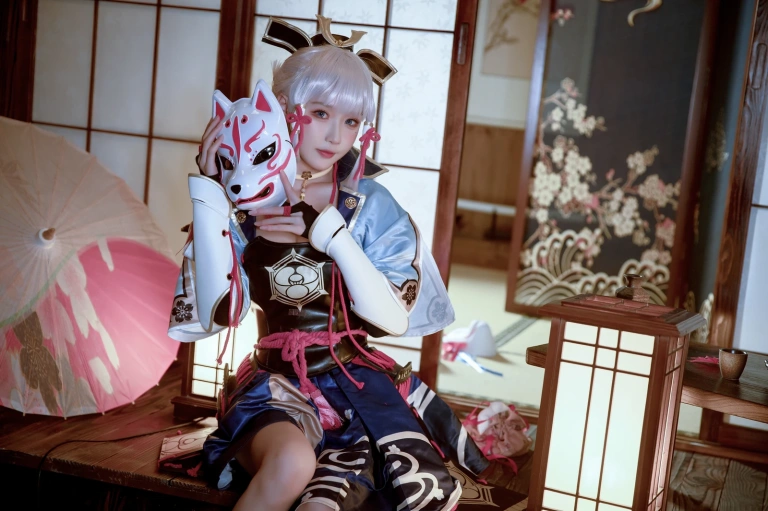阿包也是兔娘《神里凌华》写真图集 25P｜在线预览与图包下载