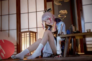 阿包也是兔娘《神里凌华》写真图集 25P｜在线预览与图包下载