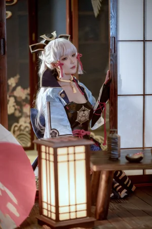 阿包也是兔娘《神里凌华》写真图集 25P｜在线预览与图包下载