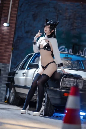 屿鱼《碧蓝航线 爱宕赛车服》写真图集 114P｜在线预览与图包下载