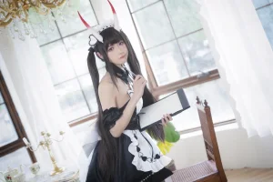 阿包也是兔娘《2022.01月舰长图包 能代女仆》写真图集 23P｜在线预览与图包下载