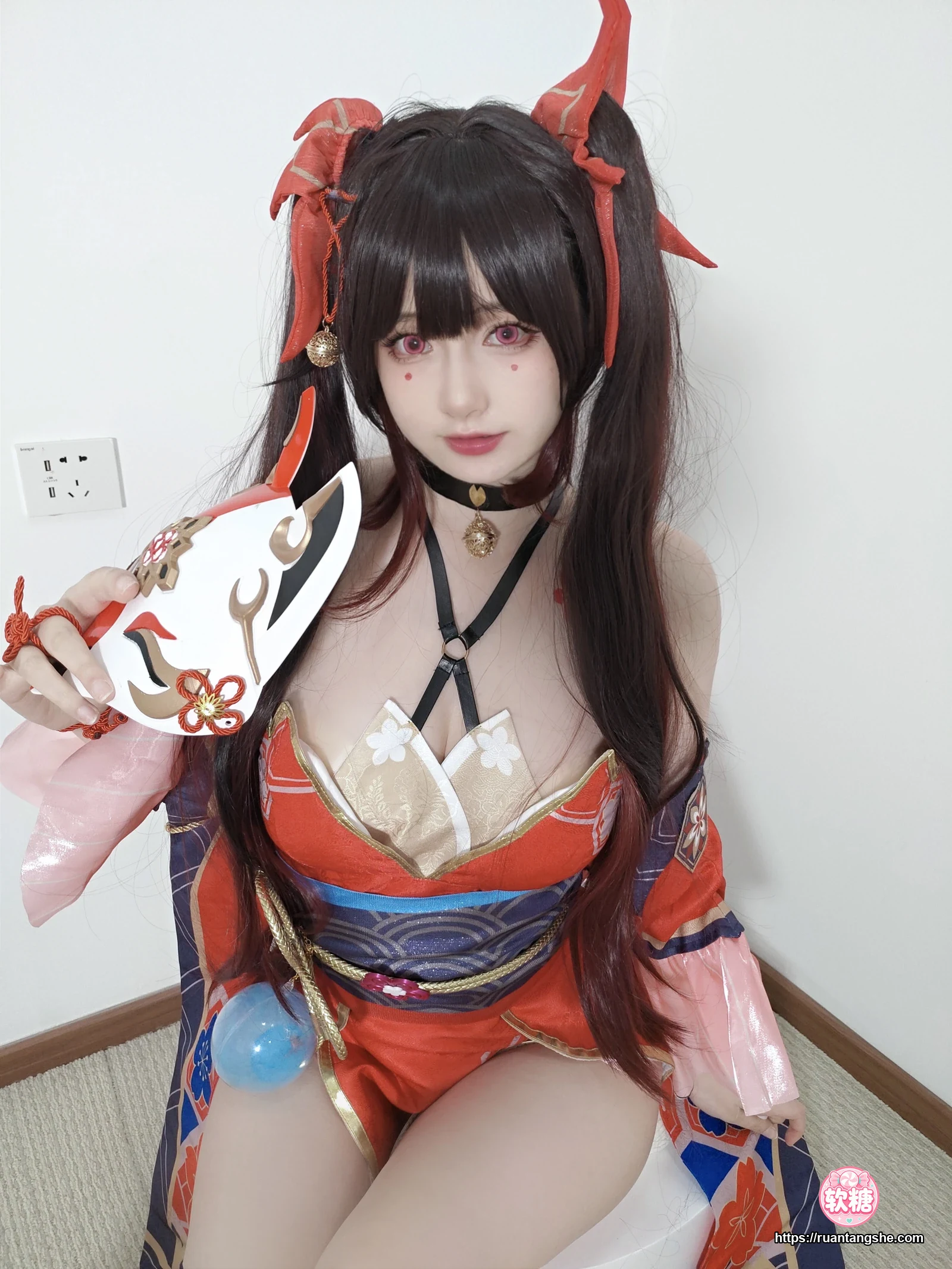 迷之呆梨 迷之呆梨 NO.047 - 自撮り写真 花火