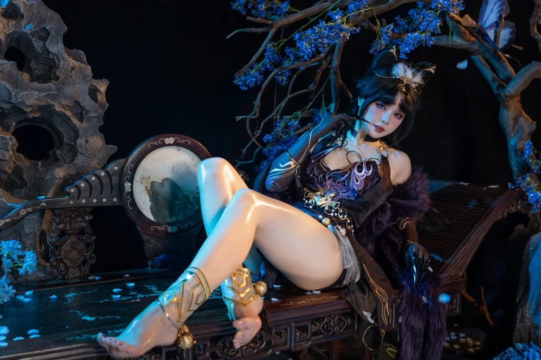 七月喵子《永劫无间 玉玲珑》写真图集 80P｜在线预览与图包下载