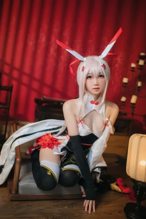 焖焖碳《碧蓝航线 绫波旗袍·新岁之鬼神》写真图集 25P｜在线预览与图包下载