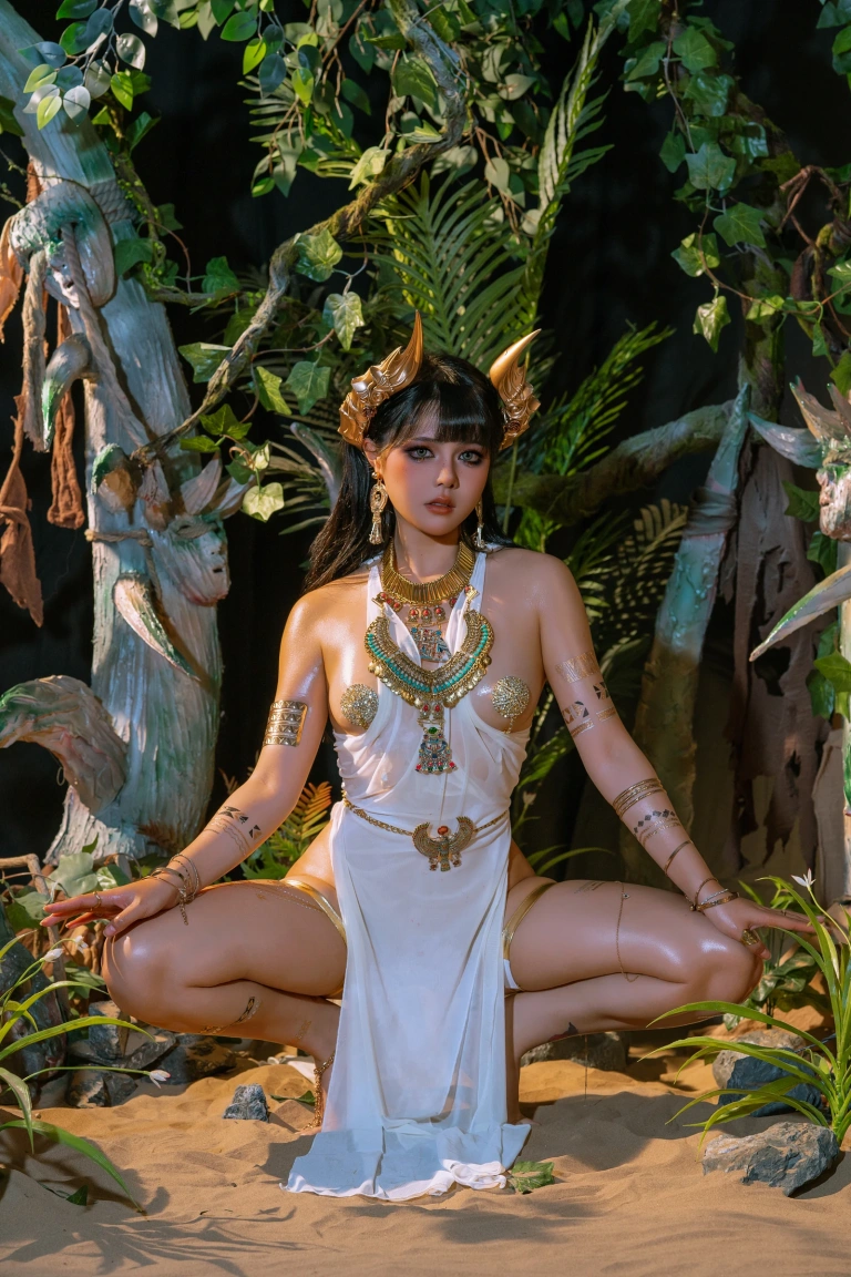 七月喵子《伊庇斯·拉（&云溪溪）》写真图集 18P｜在线预览与图包下载