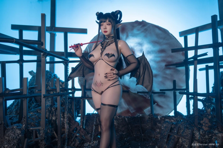 皮皮奶《魅魔2》写真图集 40P｜在线预览与图包下载