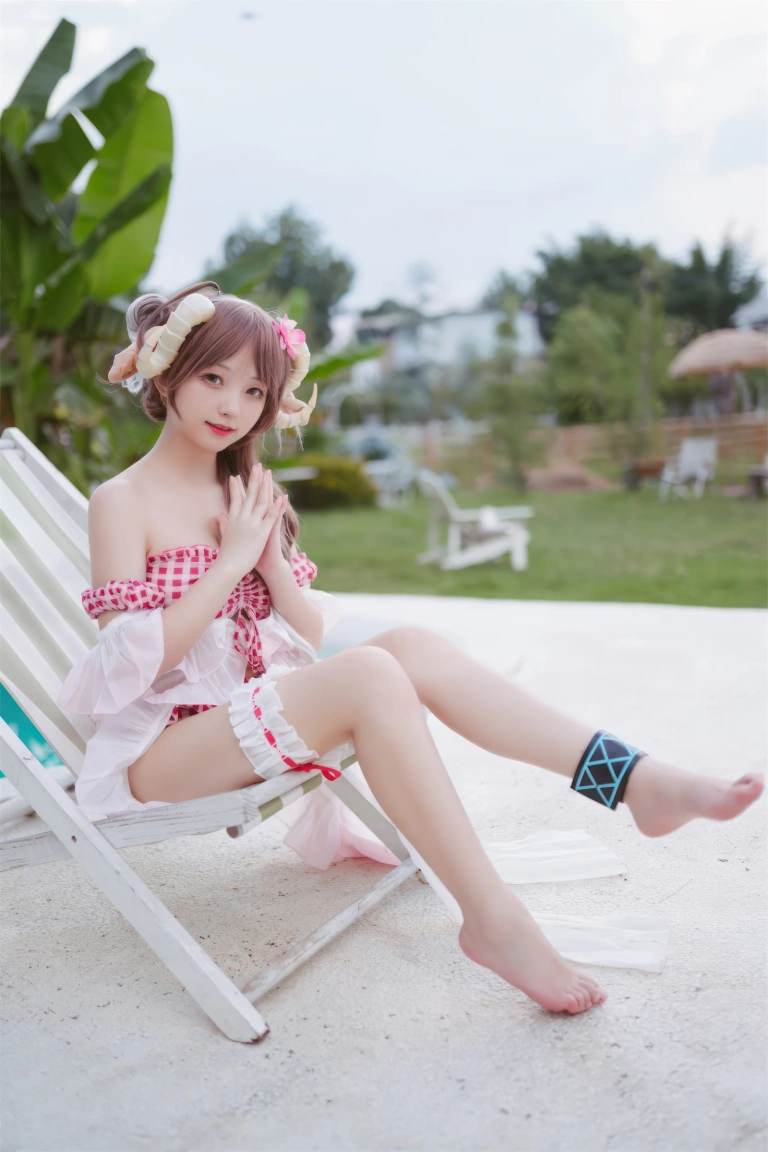 花铃《小羊夏卉》写真图集 34P｜在线预览与图包下载