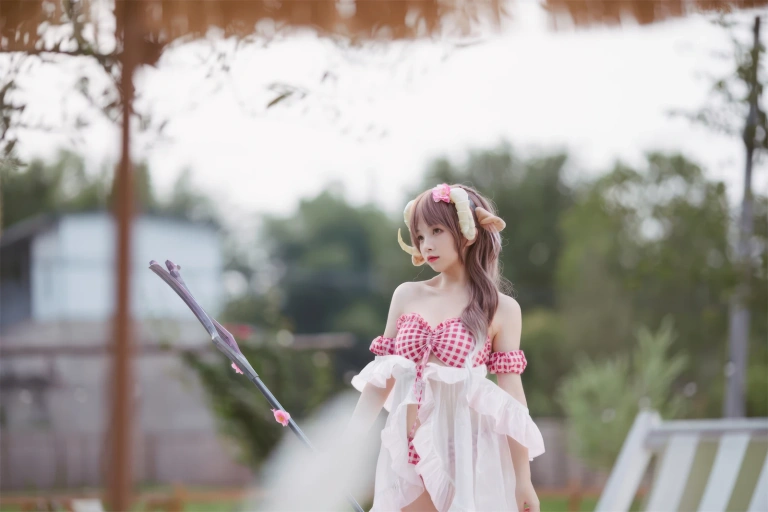 花铃《小羊夏卉》写真图集 34P｜在线预览与图包下载