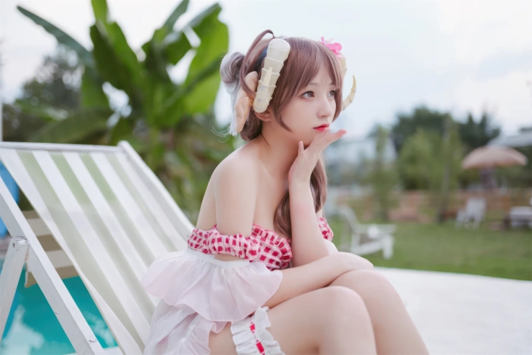花铃《小羊夏卉》写真图集 34P｜在线预览与图包下载
