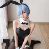 木棉棉《蕾姆兔女郎》写真图集 60P｜在线预览与图包下载