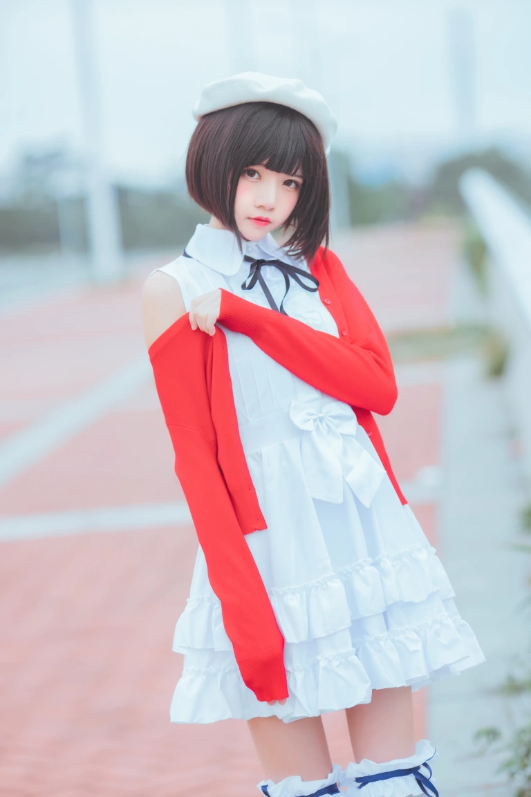 桜桃喵《加藤惠 常服》写真图集 33P｜在线预览与图包下载