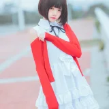 桜桃喵《加藤惠 常服》写真图集 33P｜在线预览与图包下载