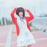 桜桃喵《加藤惠 常服》写真图集 33P｜在线预览与图包下载