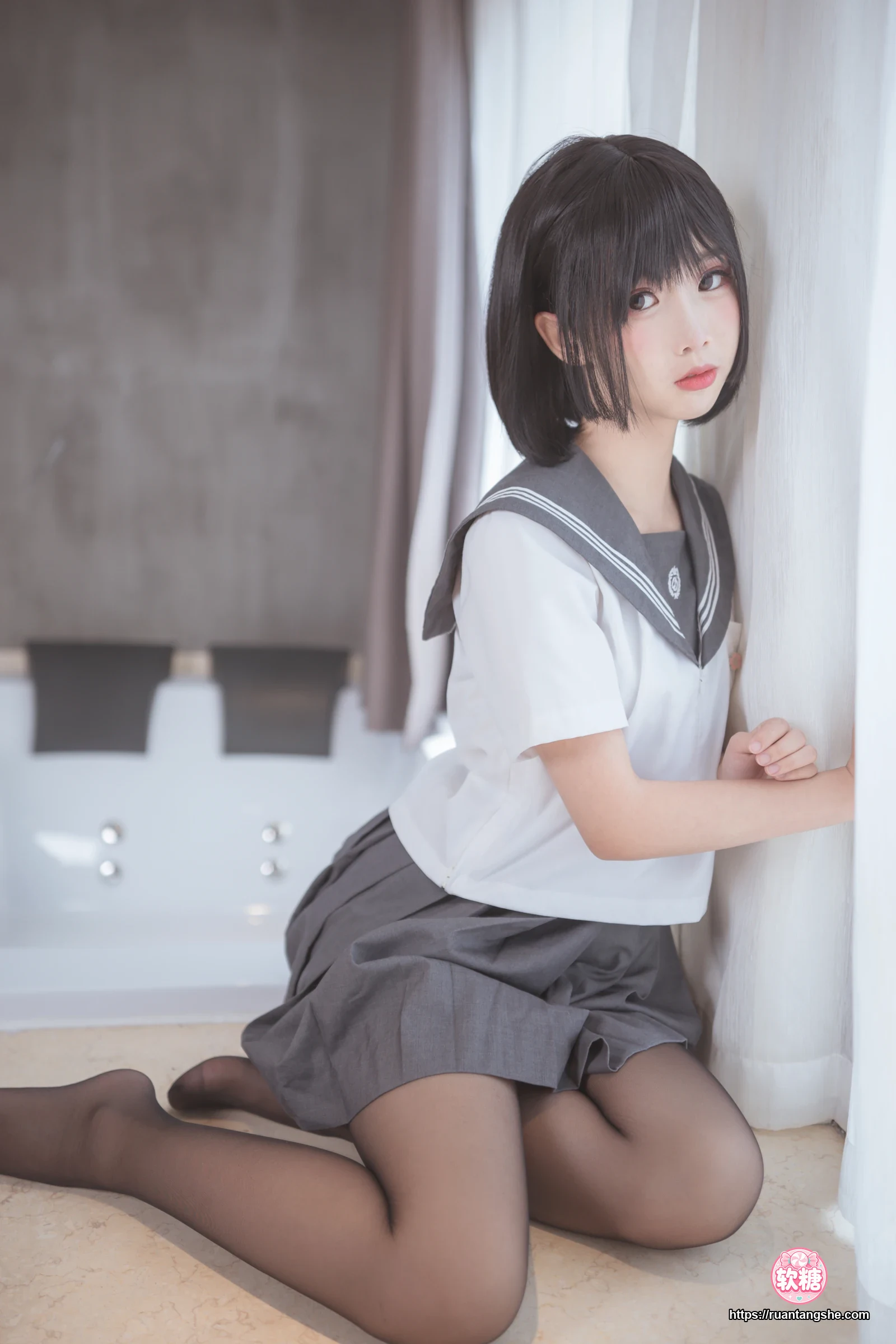 面饼仙儿 面饼仙儿 NO.050 - 脑内少女 黑丝JK