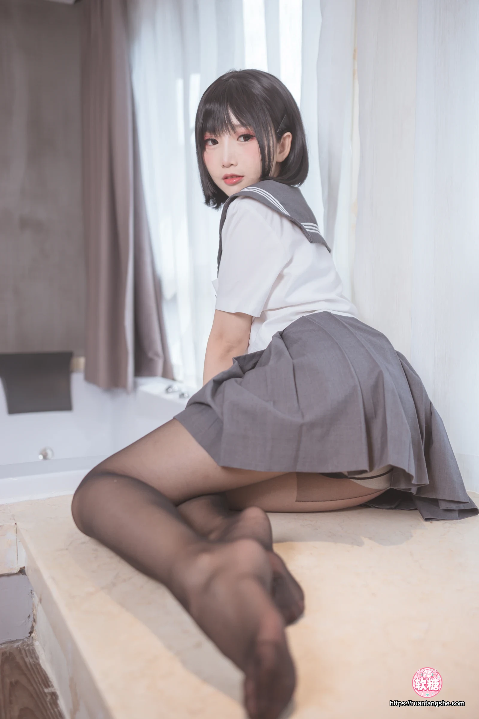 面饼仙儿 面饼仙儿 NO.050 - 脑内少女 黑丝JK