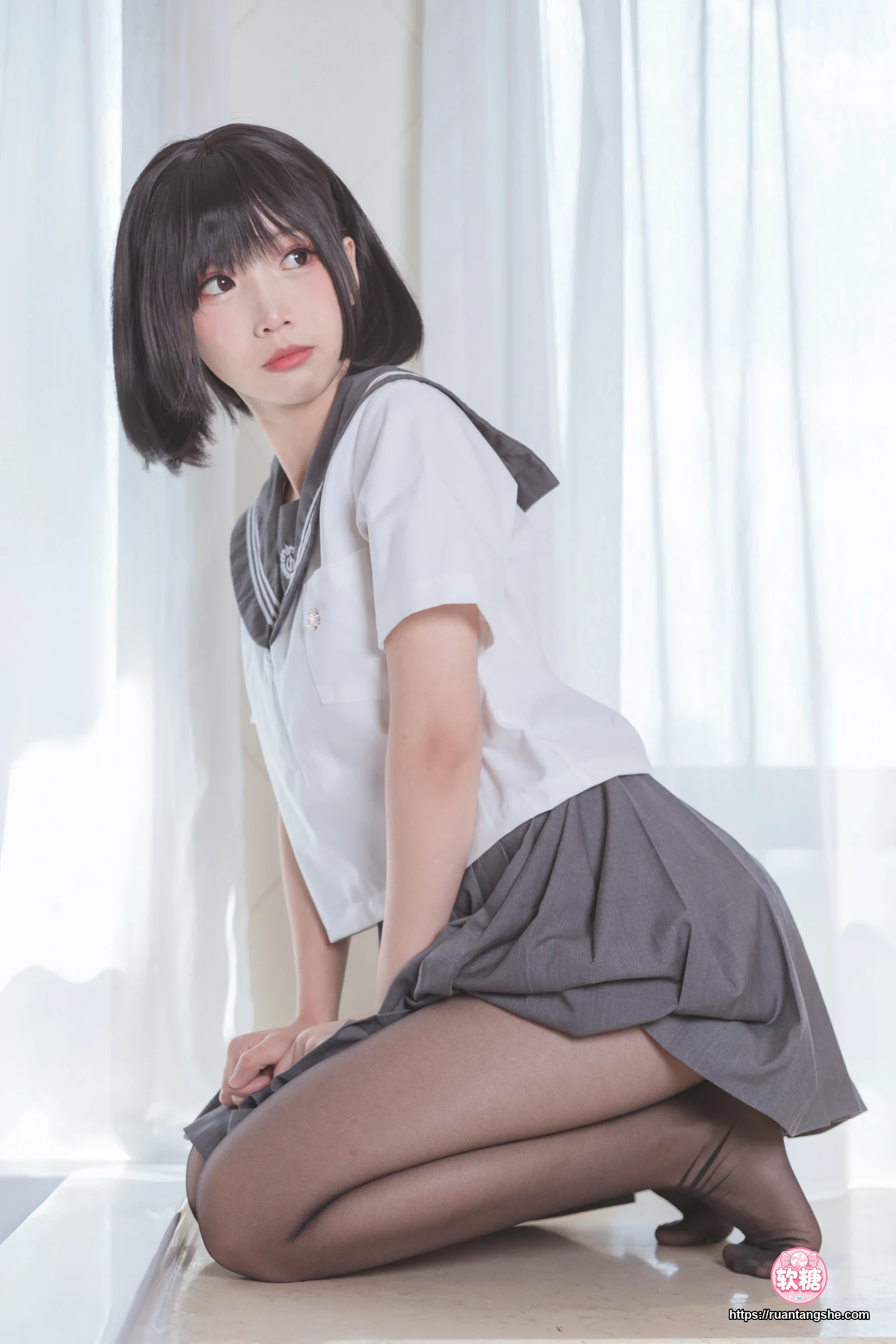 面饼仙儿 面饼仙儿 NO.050 - 脑内少女 黑丝JK