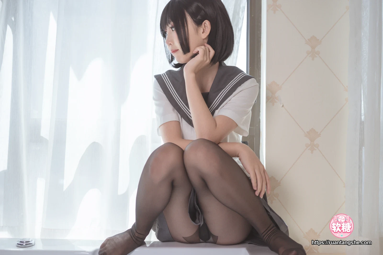 面饼仙儿 面饼仙儿 NO.050 - 脑内少女 黑丝JK