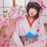 桜桃喵《加藤惠 和服》写真图集 23P｜在线预览与图包下载