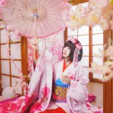 桜桃喵《加藤惠 和服》写真图集 23P｜在线预览与图包下载