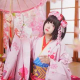 桜桃喵《加藤惠 和服》写真图集 23P｜在线预览与图包下载
