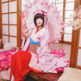 桜桃喵《加藤惠 和服》写真图集 23P｜在线预览与图包下载