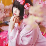桜桃喵《加藤惠 和服》写真图集 23P｜在线预览与图包下载