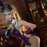 阿包也是兔娘《黑枪呆兔女郎》写真图集 25P｜在线预览与图包下载