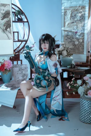 虎森森《崩坏·星穹铁道 阮梅》写真图集 50P｜在线预览与图包下载