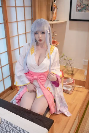 清水由乃《美少女万华镜 雪女原服》写真图集 58P｜在线预览与图包下载
