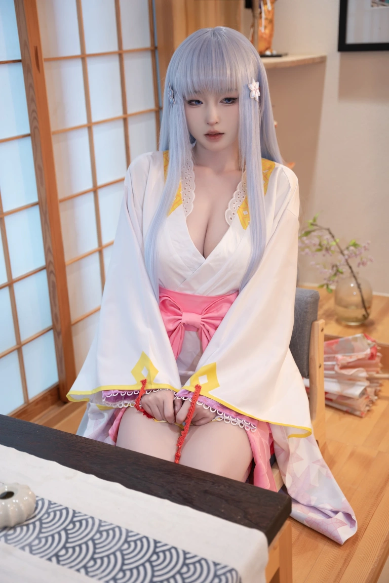 清水由乃《美少女万华镜 雪女原服》写真图集 58P｜在线预览与图包下载