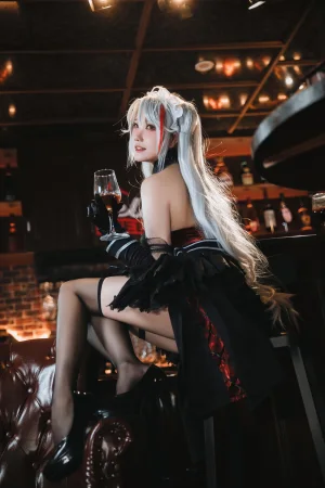 瓜希酱《欧根亲王沉醉于夜》写真图集 20P｜在线预览与图包下载