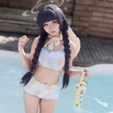 花铃《碧蓝档案 美游泳装》写真图集 41P｜在线预览与图包下载