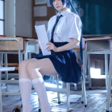 屿鱼《蔚蓝档案 妃咲JK》写真图集 61P｜在线预览与图包下载