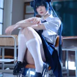 屿鱼《蔚蓝档案 妃咲JK》写真图集 61P｜在线预览与图包下载