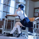 屿鱼《蔚蓝档案 妃咲JK》写真图集 61P｜在线预览与图包下载