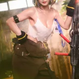阿包也是兔娘《2022.06月舰长图包 明日方舟 森蚺》写真图集 33P｜在线预览与图包下载