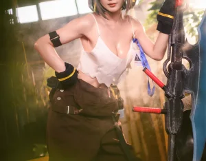 阿包也是兔娘《2022.06月舰长图包 明日方舟 森蚺》写真图集 33P｜在线预览与图包下载