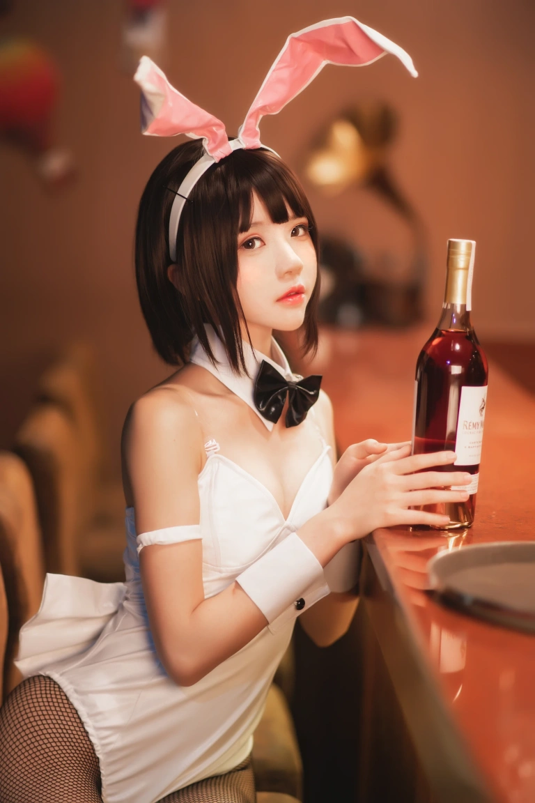 桜桃喵《加藤惠 兔女郎》写真图集 29P｜在线预览与图包下载