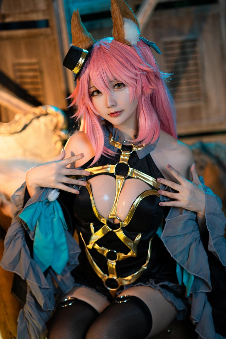 星之迟迟《阴阳师 玉藻前》写真图集 21P｜在线预览与图包下载