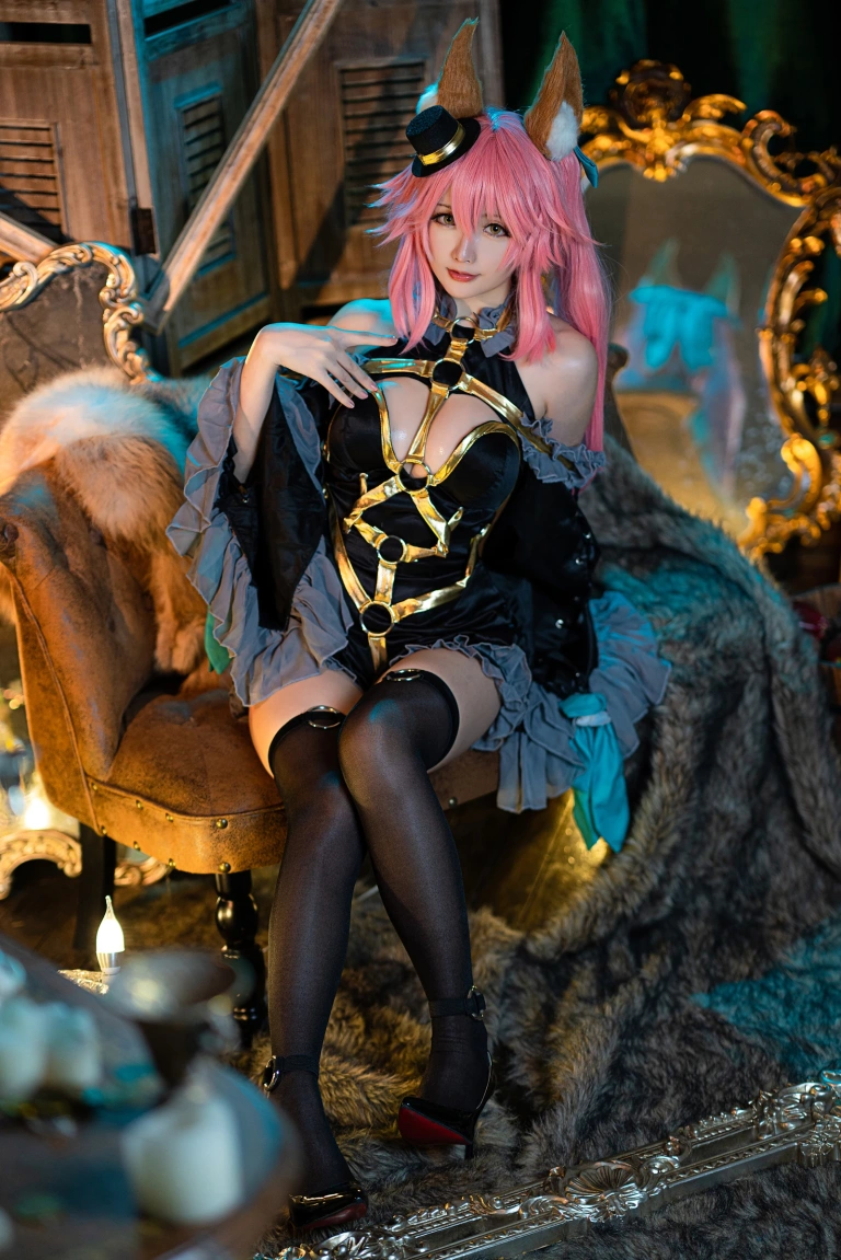 星之迟迟《阴阳师 玉藻前》写真图集 21P｜在线预览与图包下载